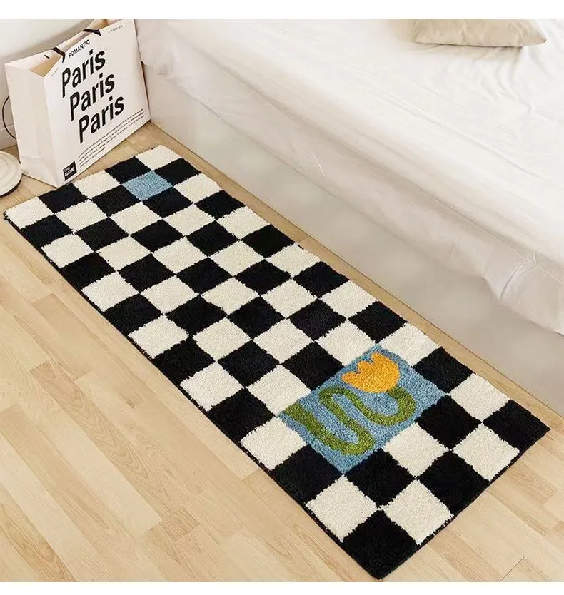 Fluffy Bedroom Carpet for Children's Room