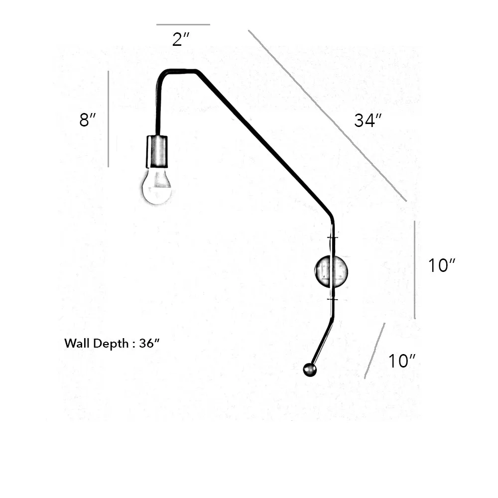 Fsw215 Crossroads Swivel Wall Lamp