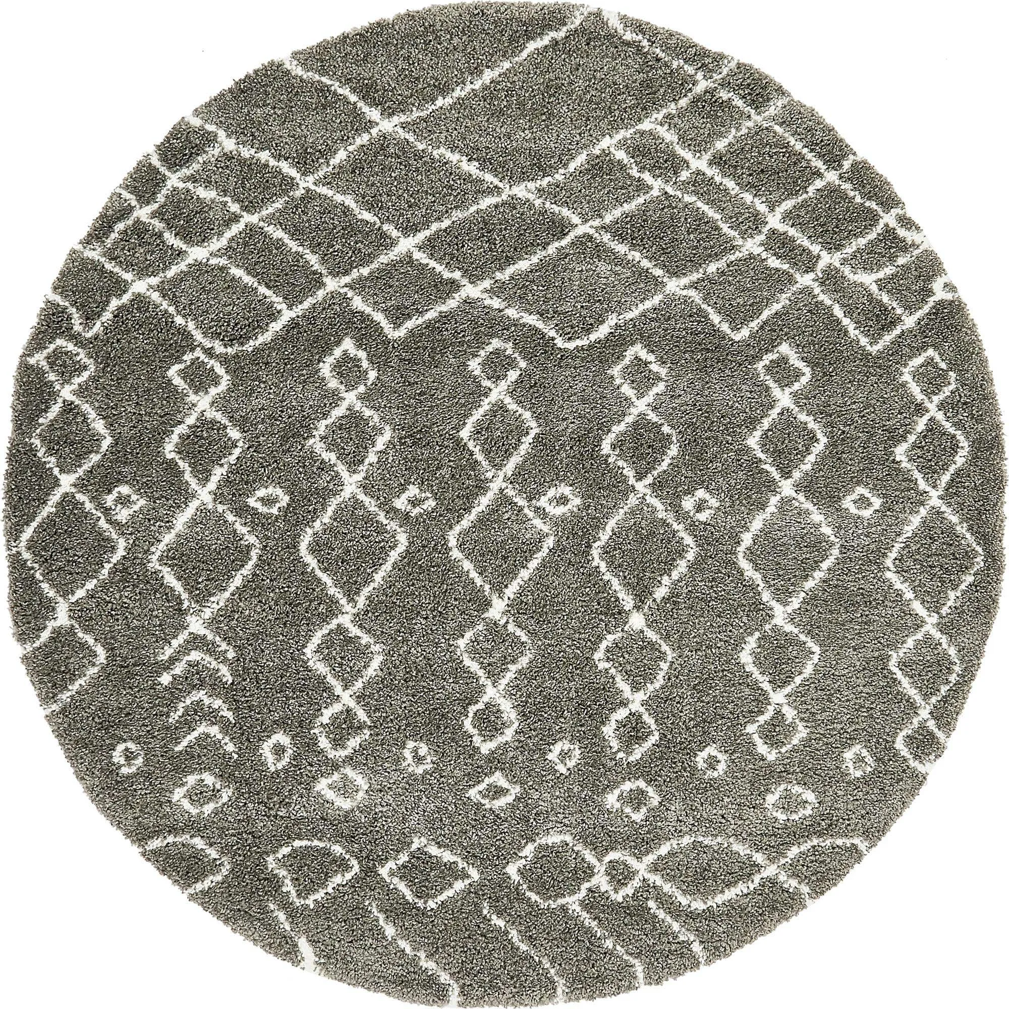 Geometric Rabat Shag Rug