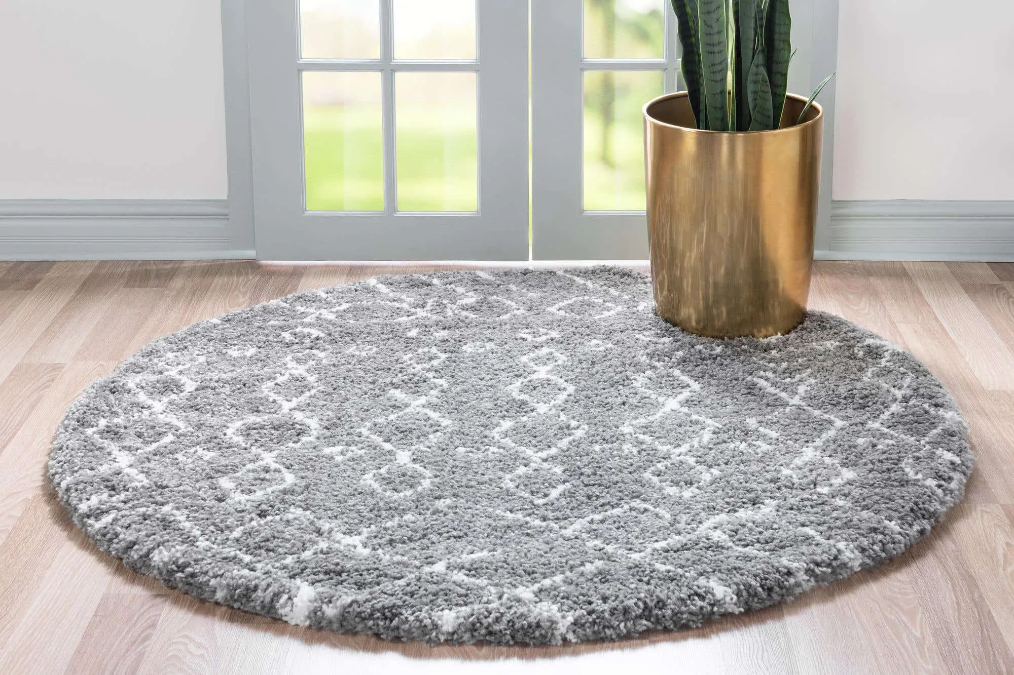 Geometric Rabat Shag Rug