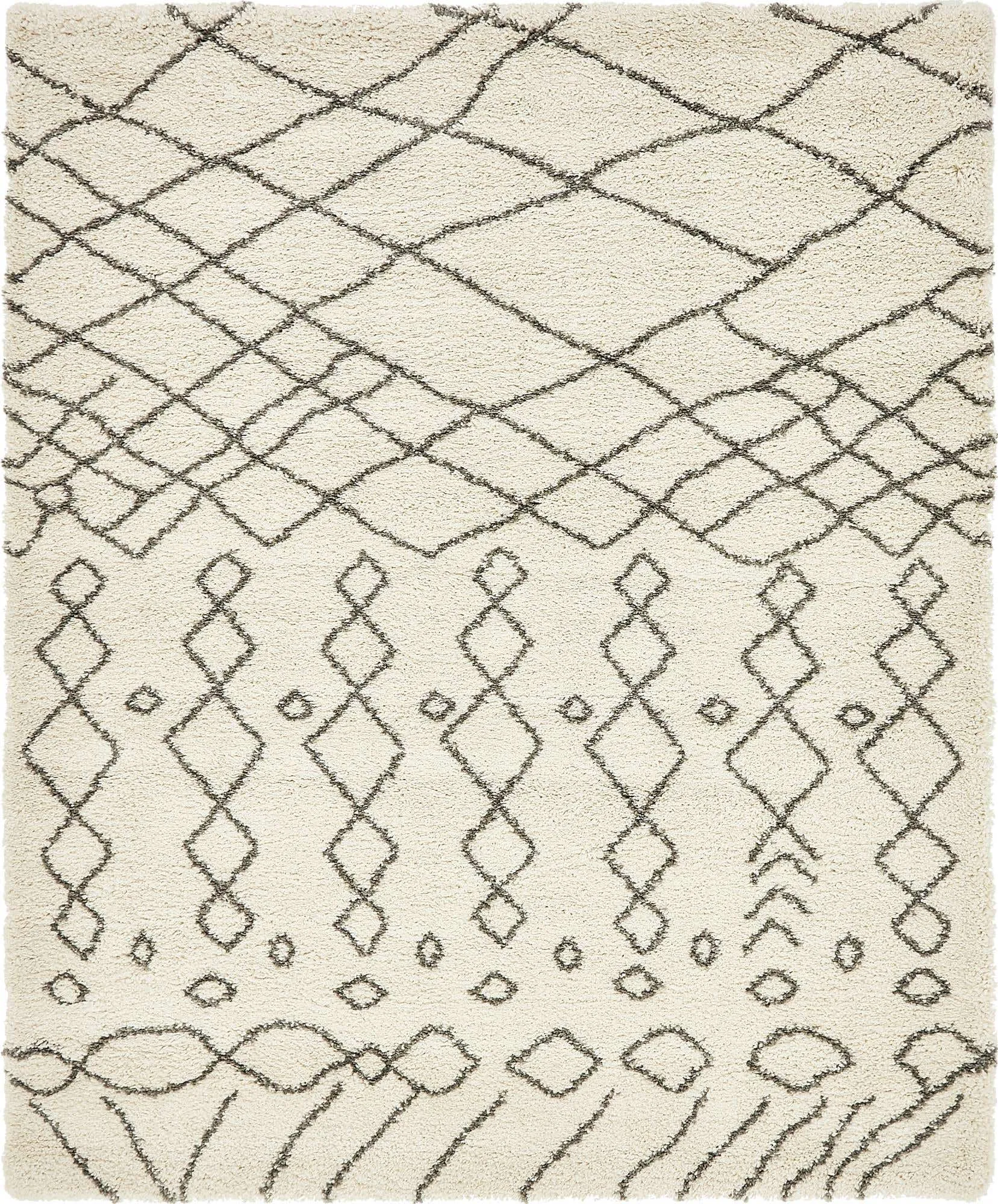 Geometric Rabat Shag Rug