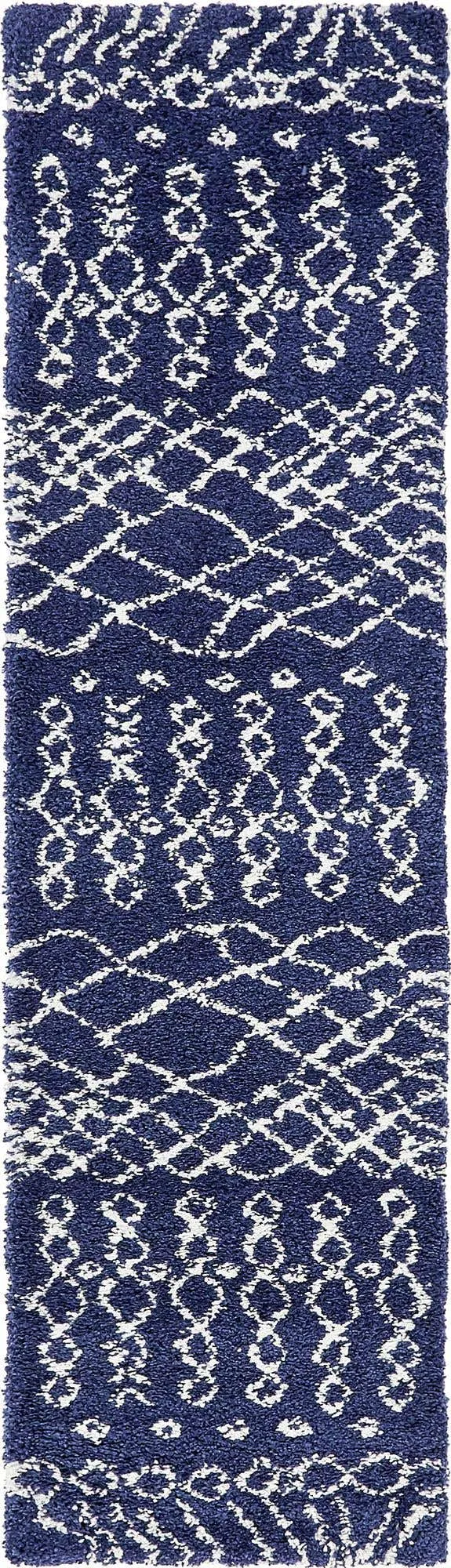 Geometric Rabat Shag Rug