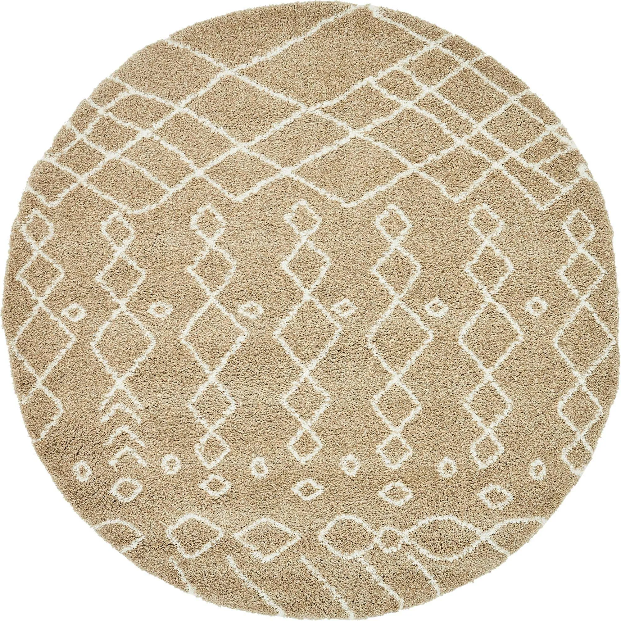 Geometric Rabat Shag Rug