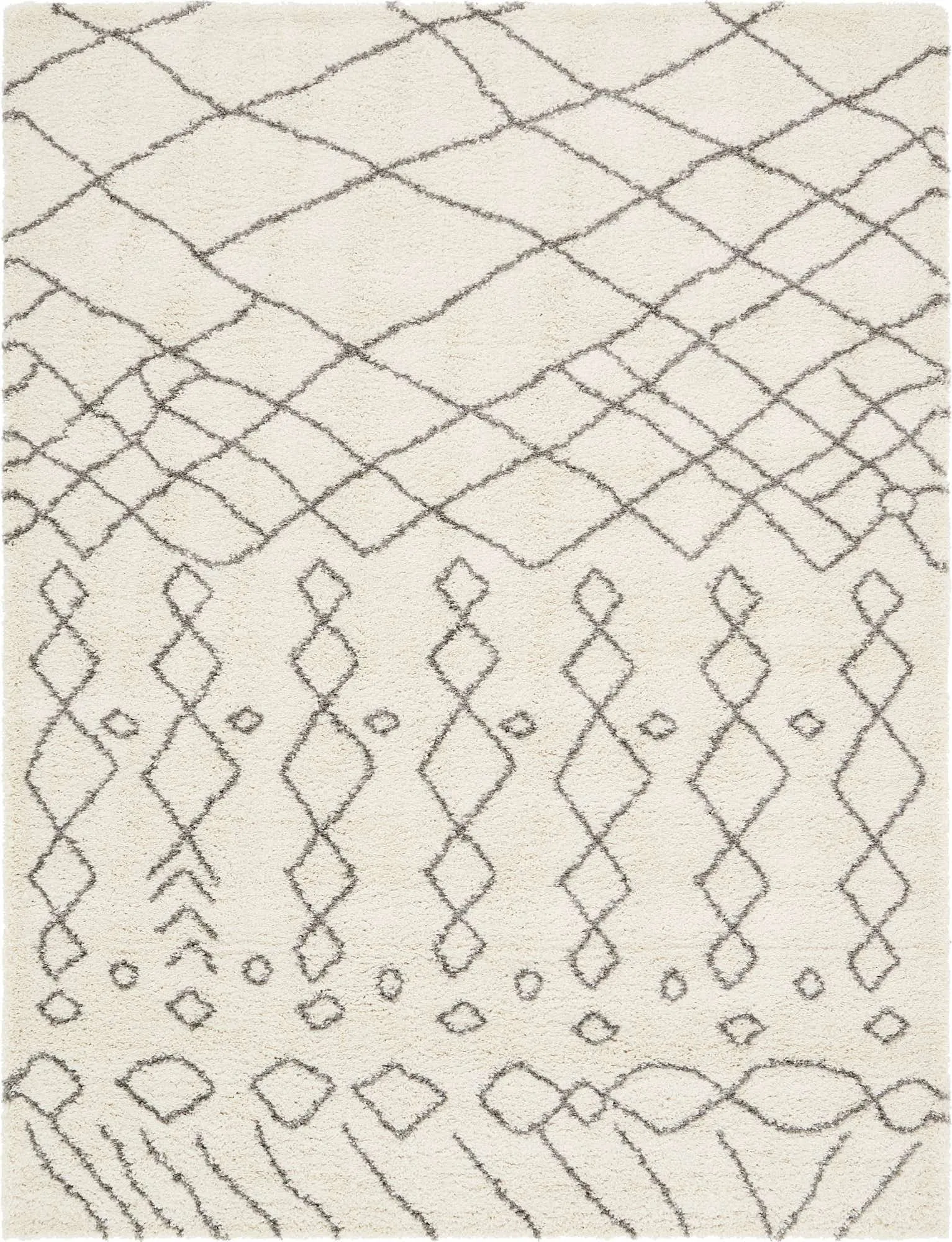 Geometric Rabat Shag Rug