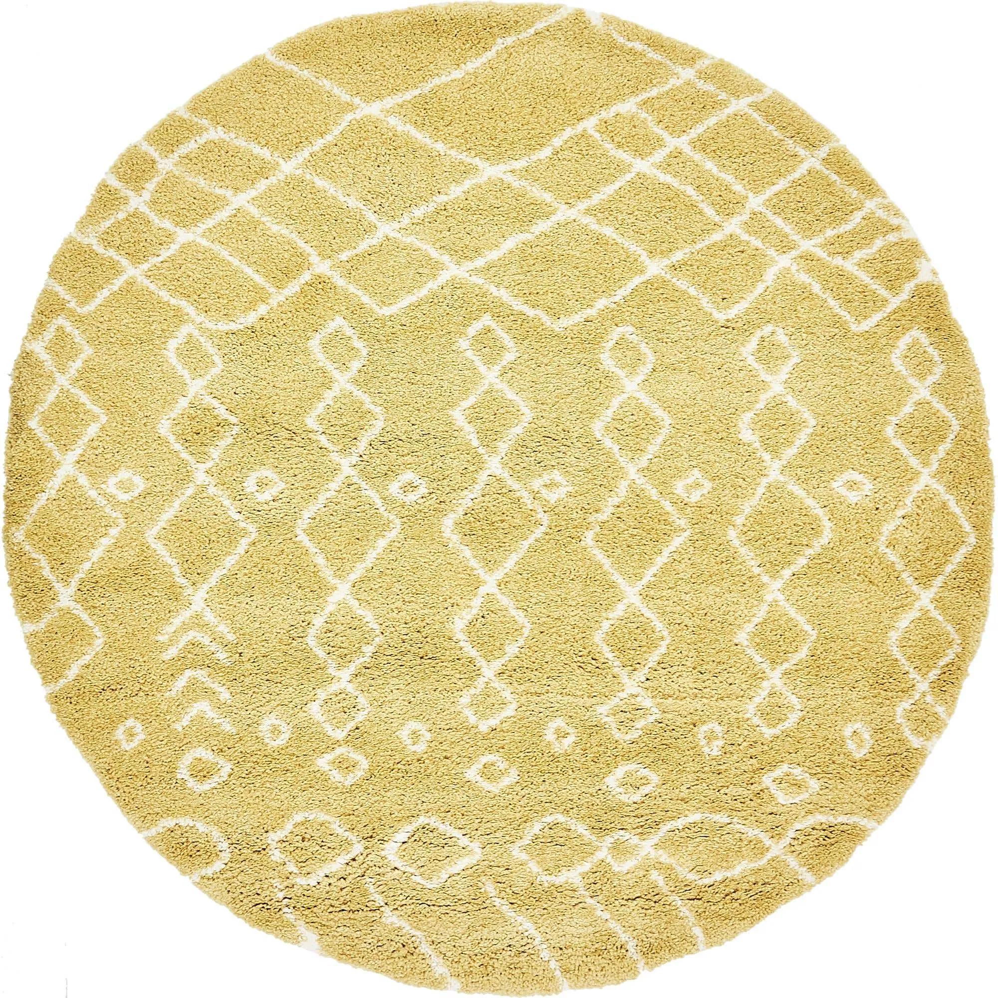 Geometric Rabat Shag Rug