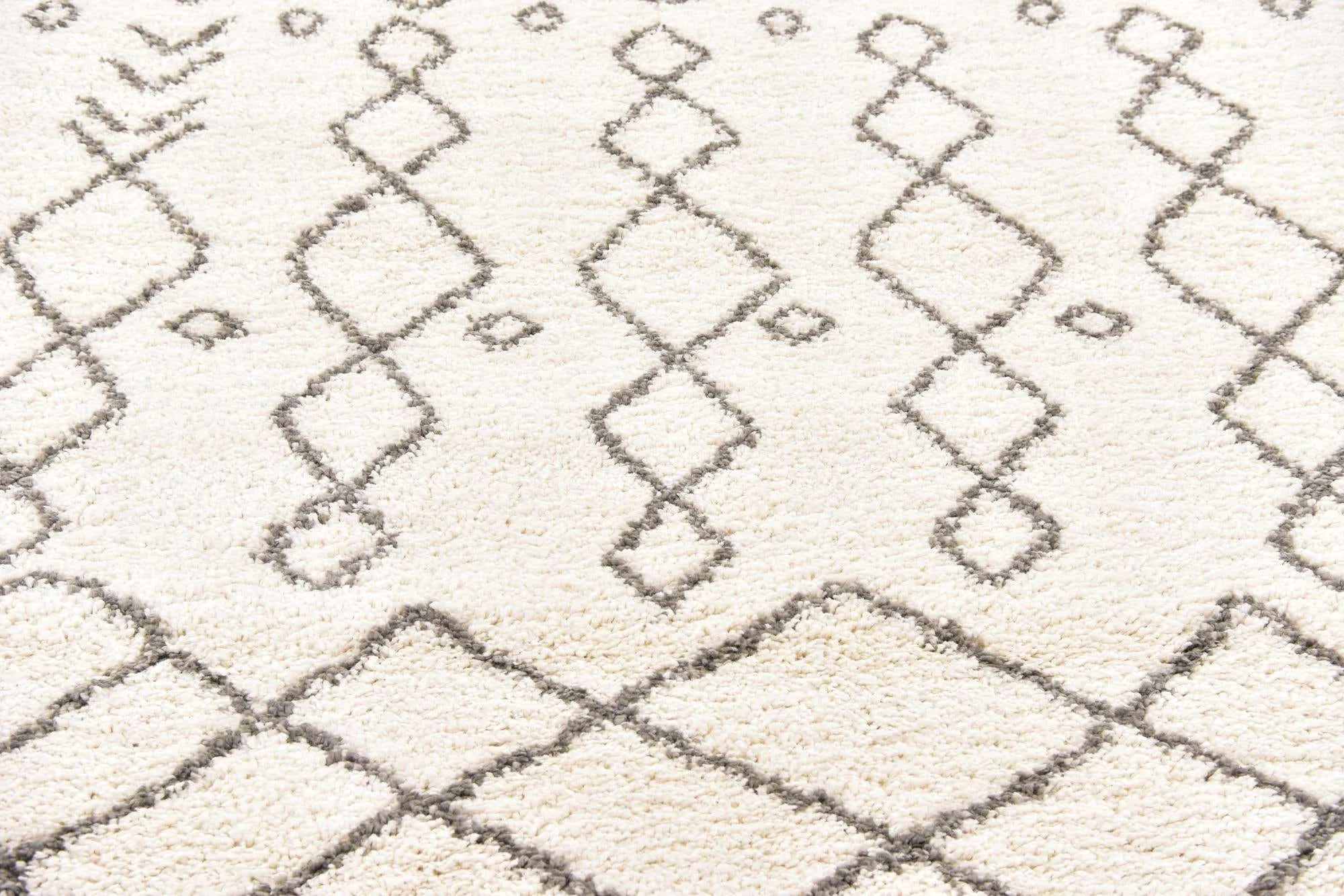 Geometric Rabat Shag Rug