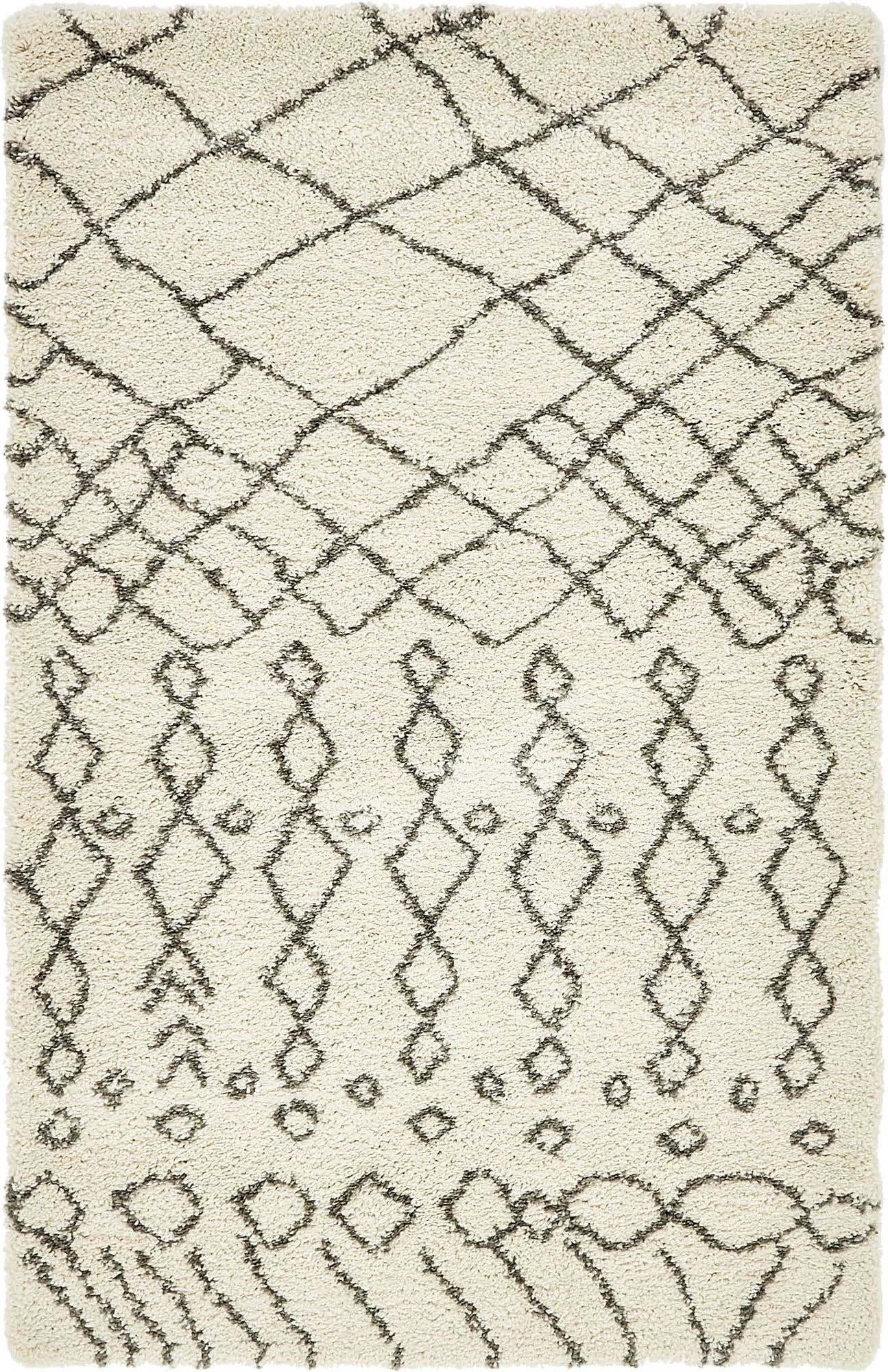 Geometric Rabat Shag Rug