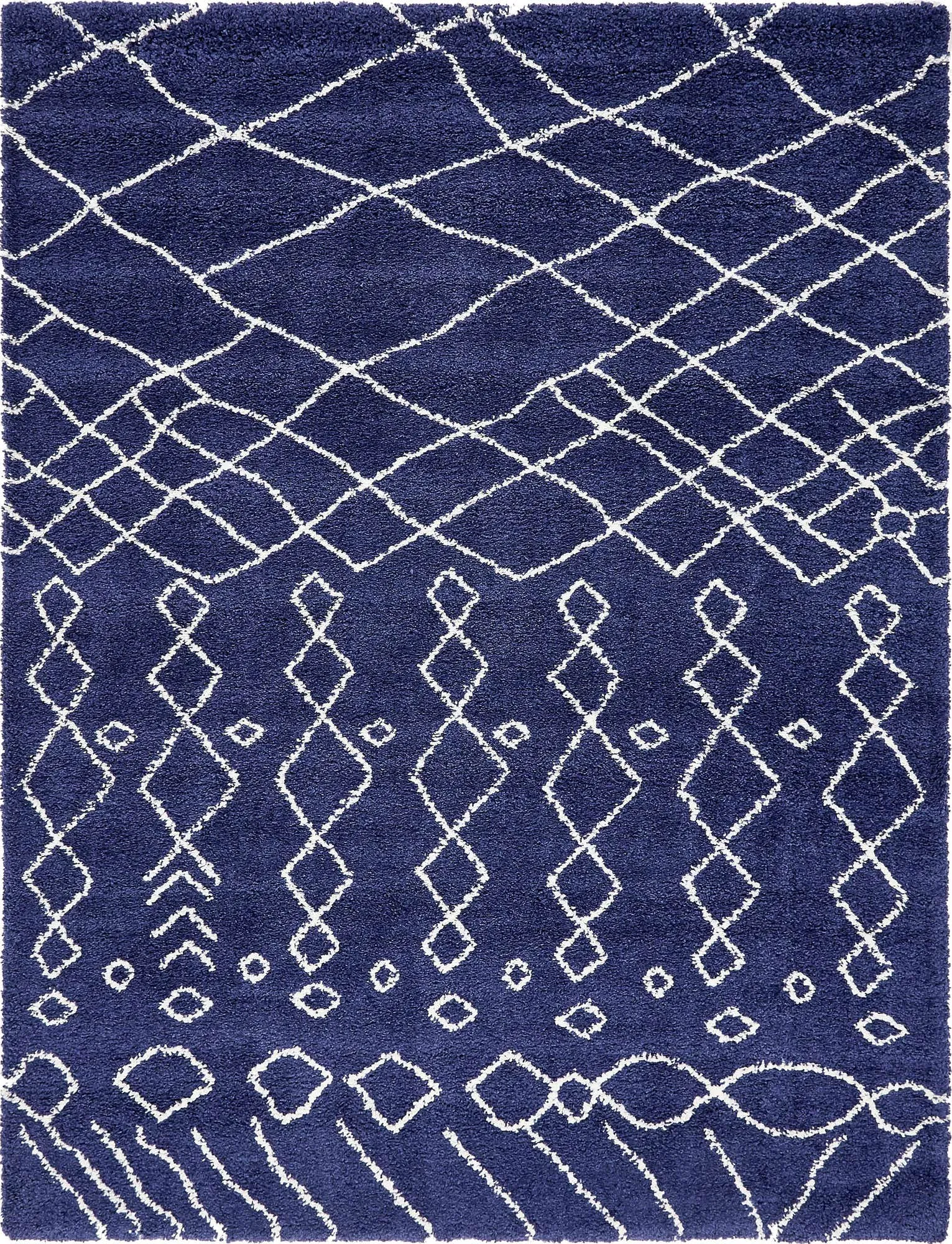 Geometric Rabat Shag Rug