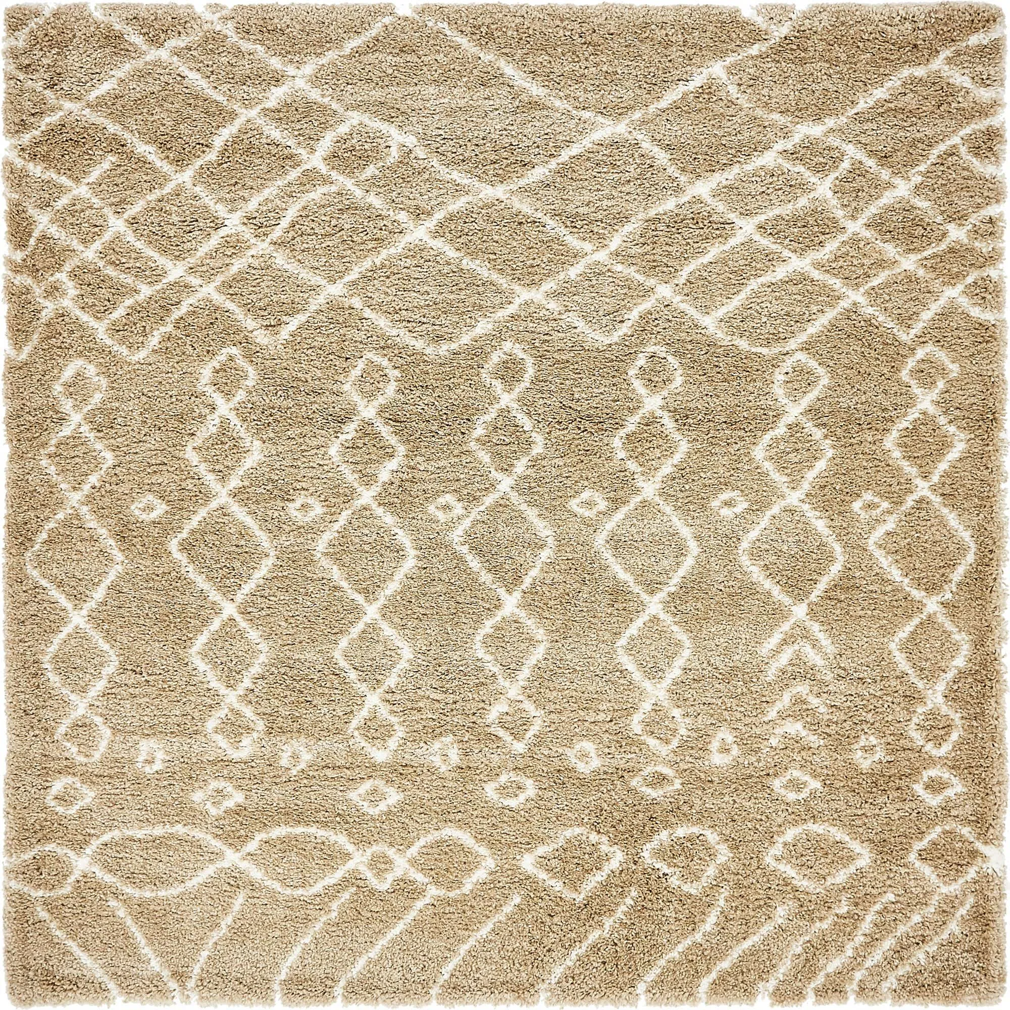 Geometric Rabat Shag Rug