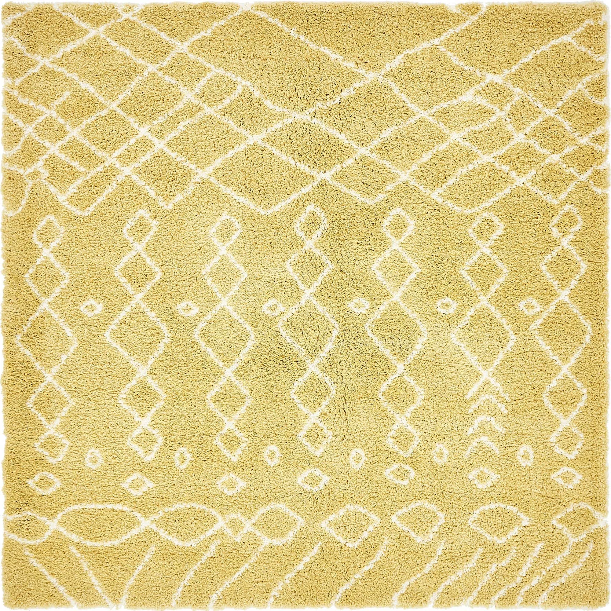 Geometric Rabat Shag Rug