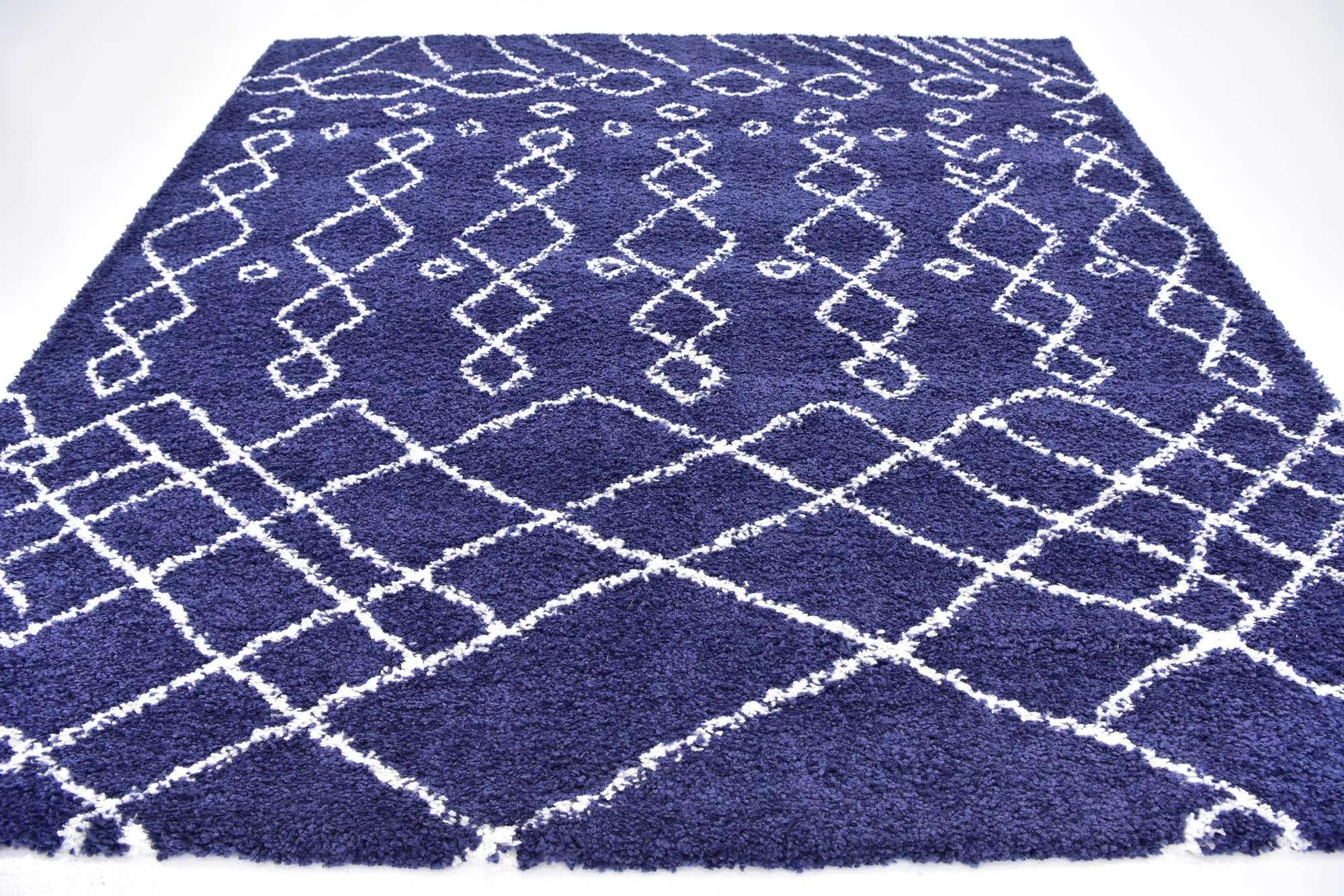 Geometric Rabat Shag Rug