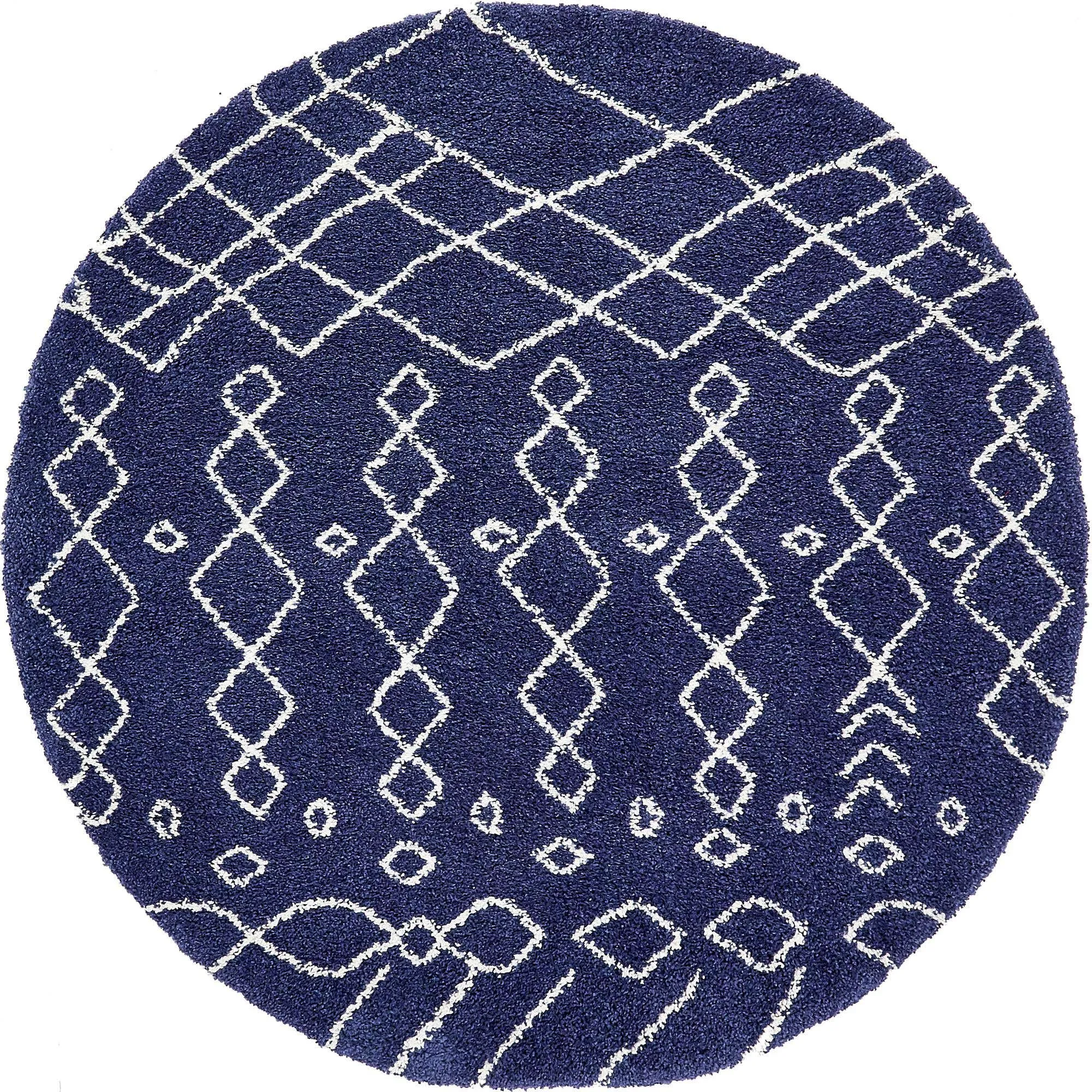 Geometric Rabat Shag Rug