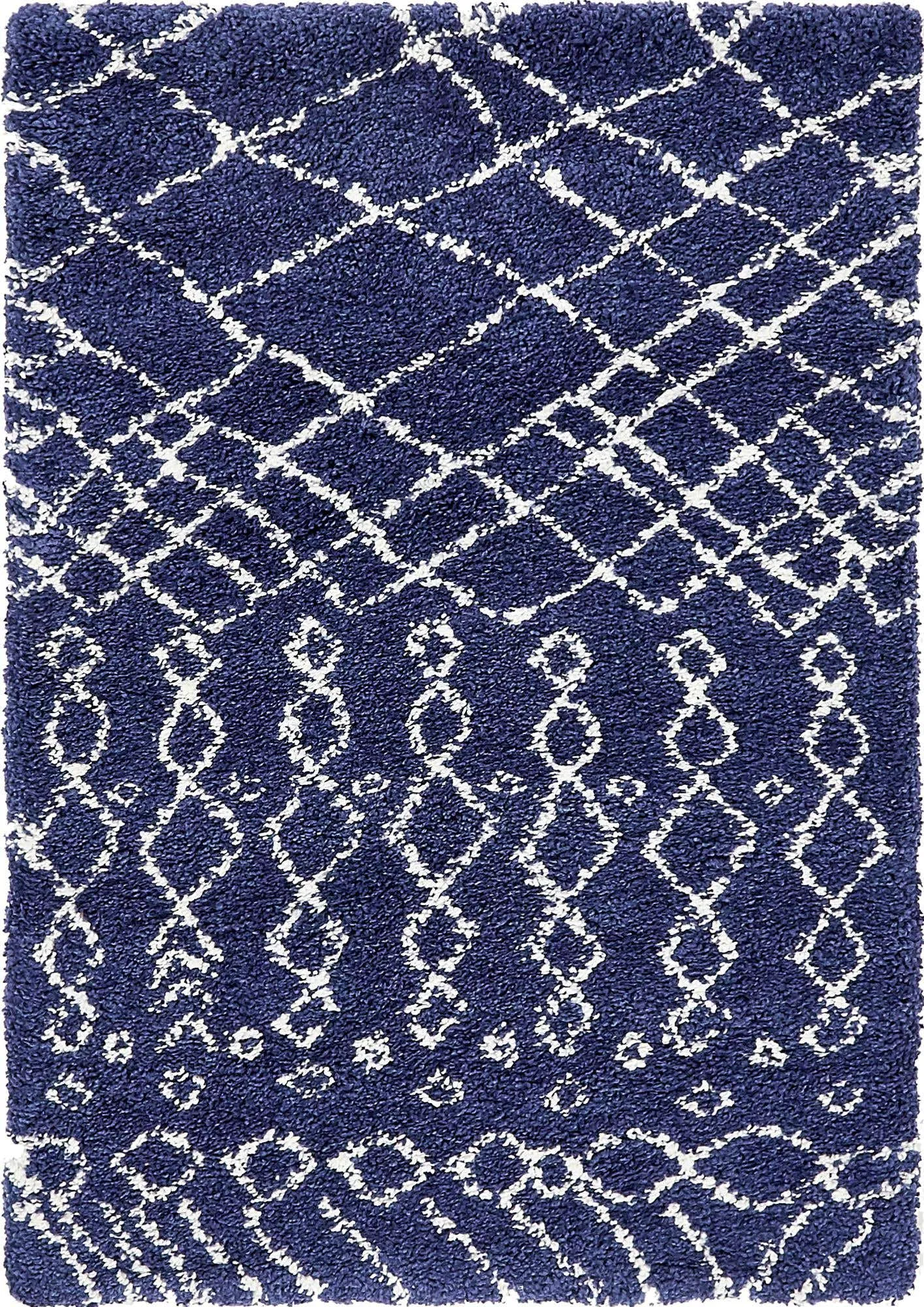 Geometric Rabat Shag Rug