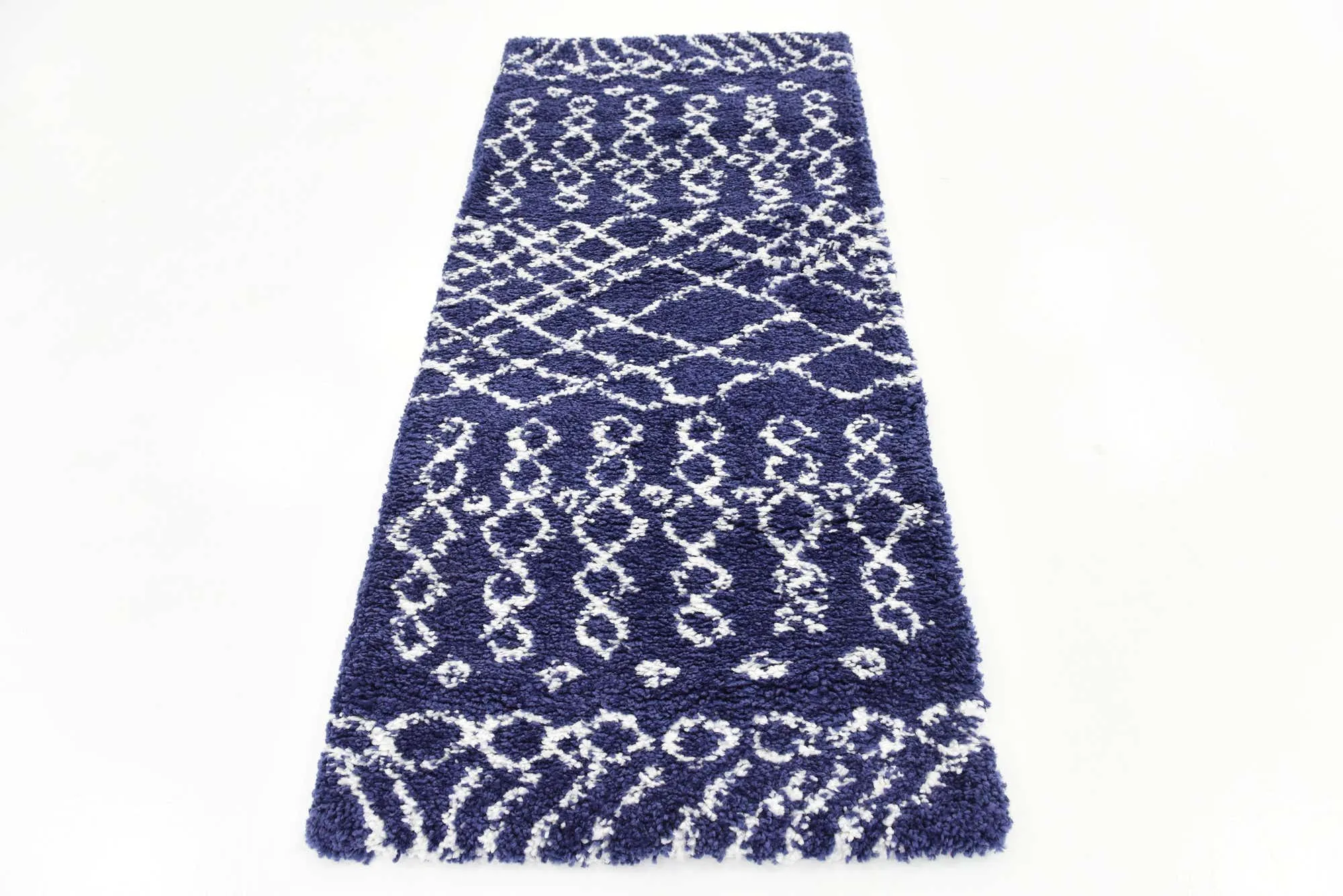 Geometric Rabat Shag Rug