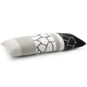 GLAMOROUS GREY BAGUETTE CUSHION 35x80