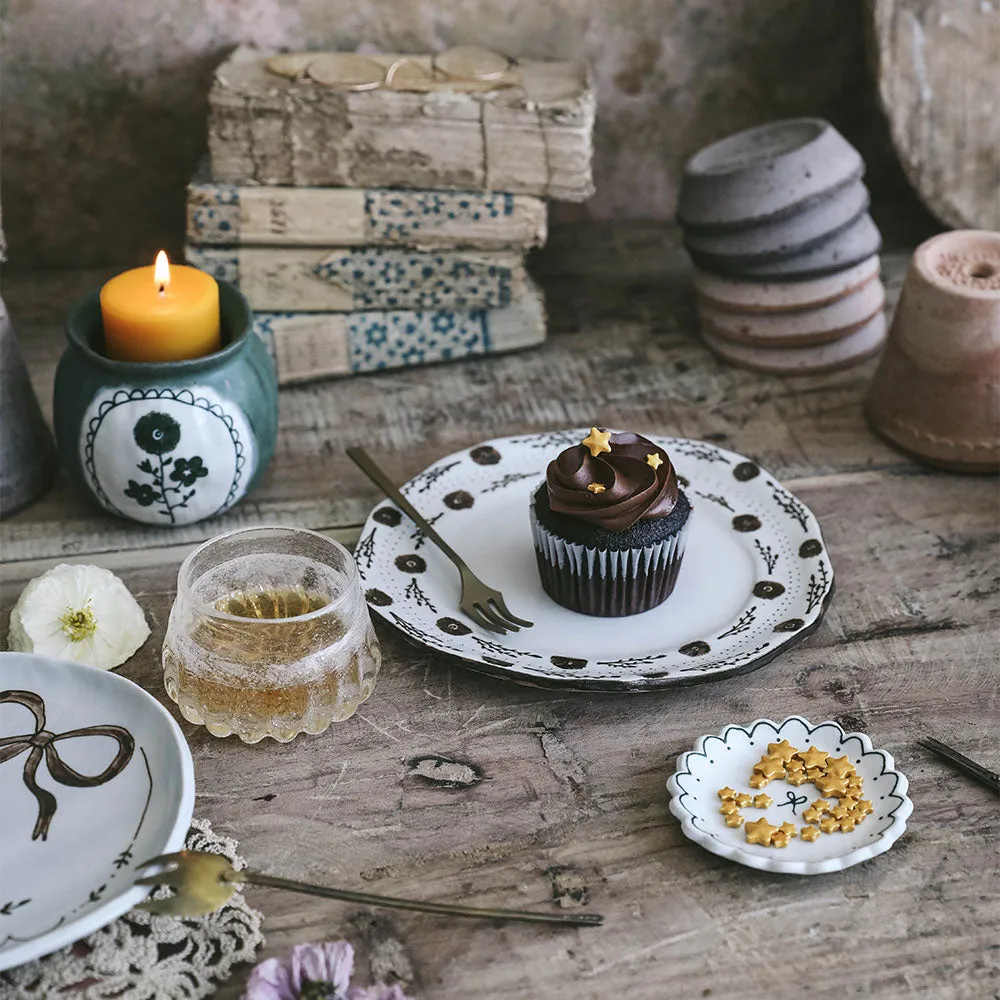 Hand-painted Porcelain Dish - Forest