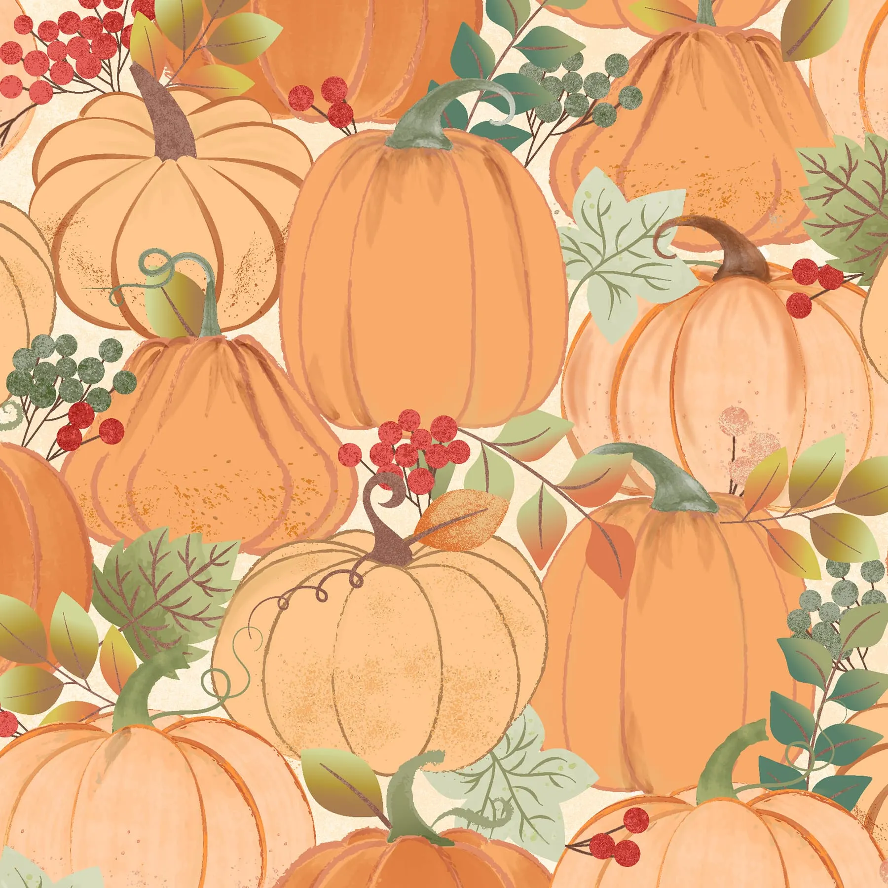 Hello Autumn | 5" Charm Pack by Monique Jacobs for Maywood Studio | 42 pcs