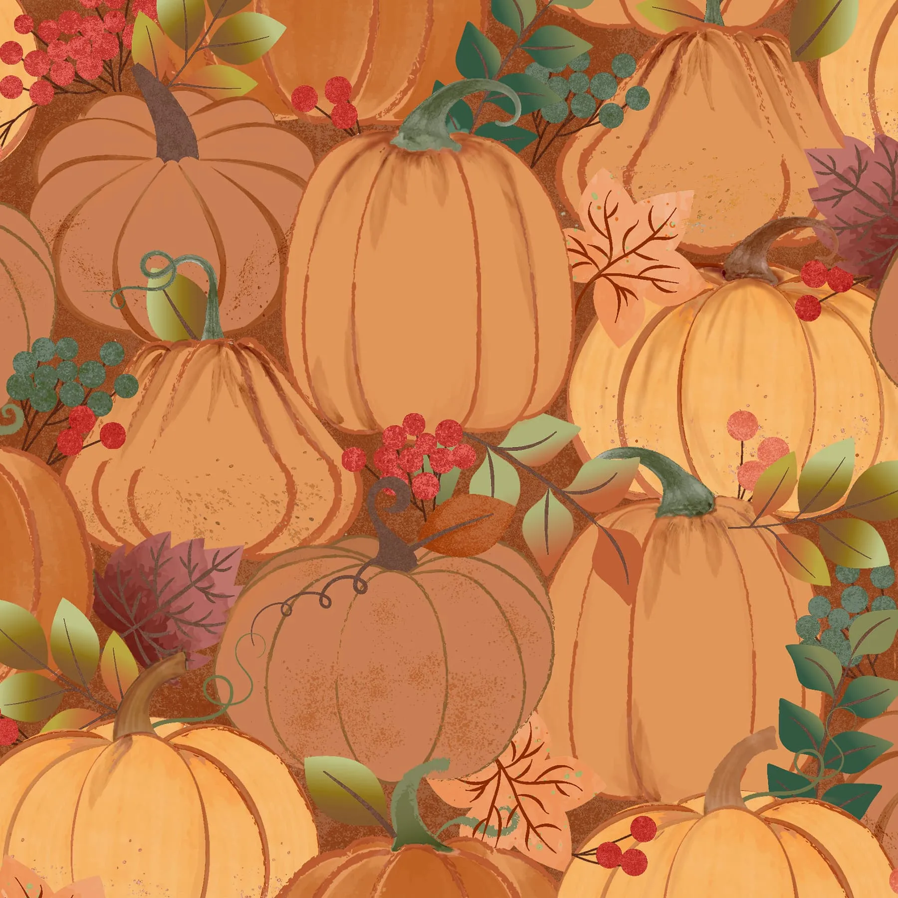 Hello Autumn | 5" Charm Pack by Monique Jacobs for Maywood Studio | 42 pcs