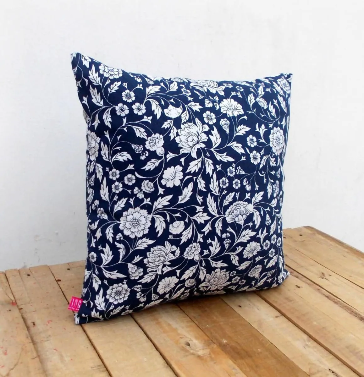 Indigo, throw pillow cover, Kalamkari print, Indian ethinic, cotton pillow, sizes available.