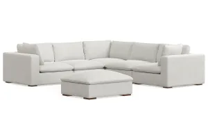 Jasmine Corner Sectional and Ottoman