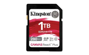 Kingston Canvas React Plus - Flash Memory Card - 1 Tb - Sdxc Uhs-Ii