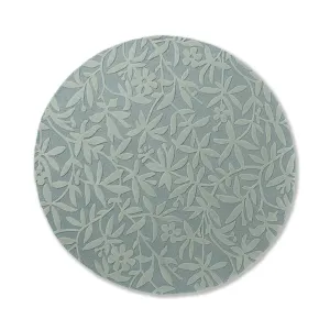 Laura Ashley Cleavers Round Rug - Duck Egg