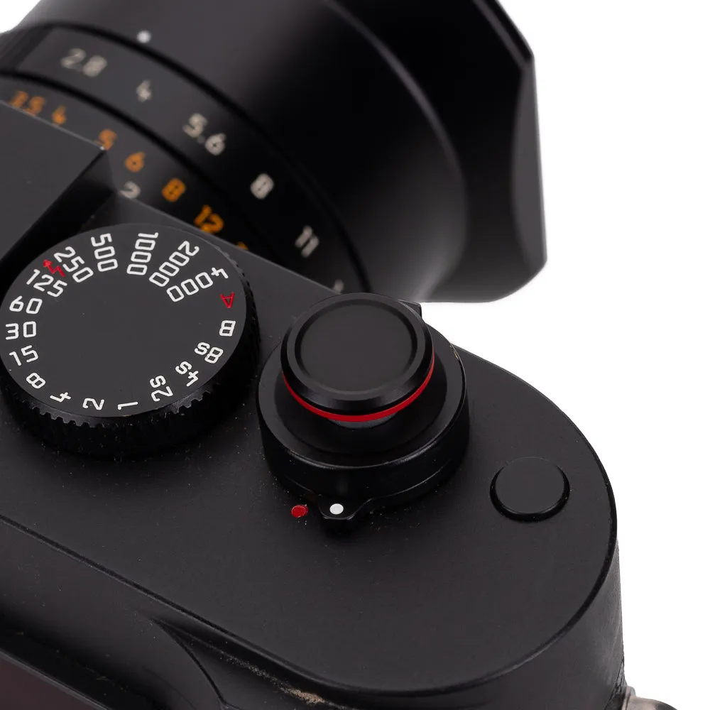 Leica Soft Release Button, Aluminum, Black