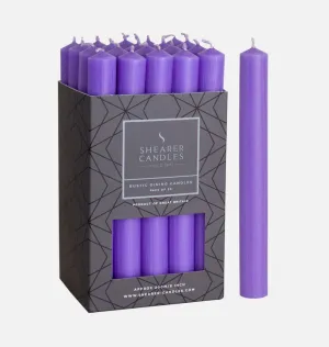 Lilac 8 inch Dinner Candles x 20