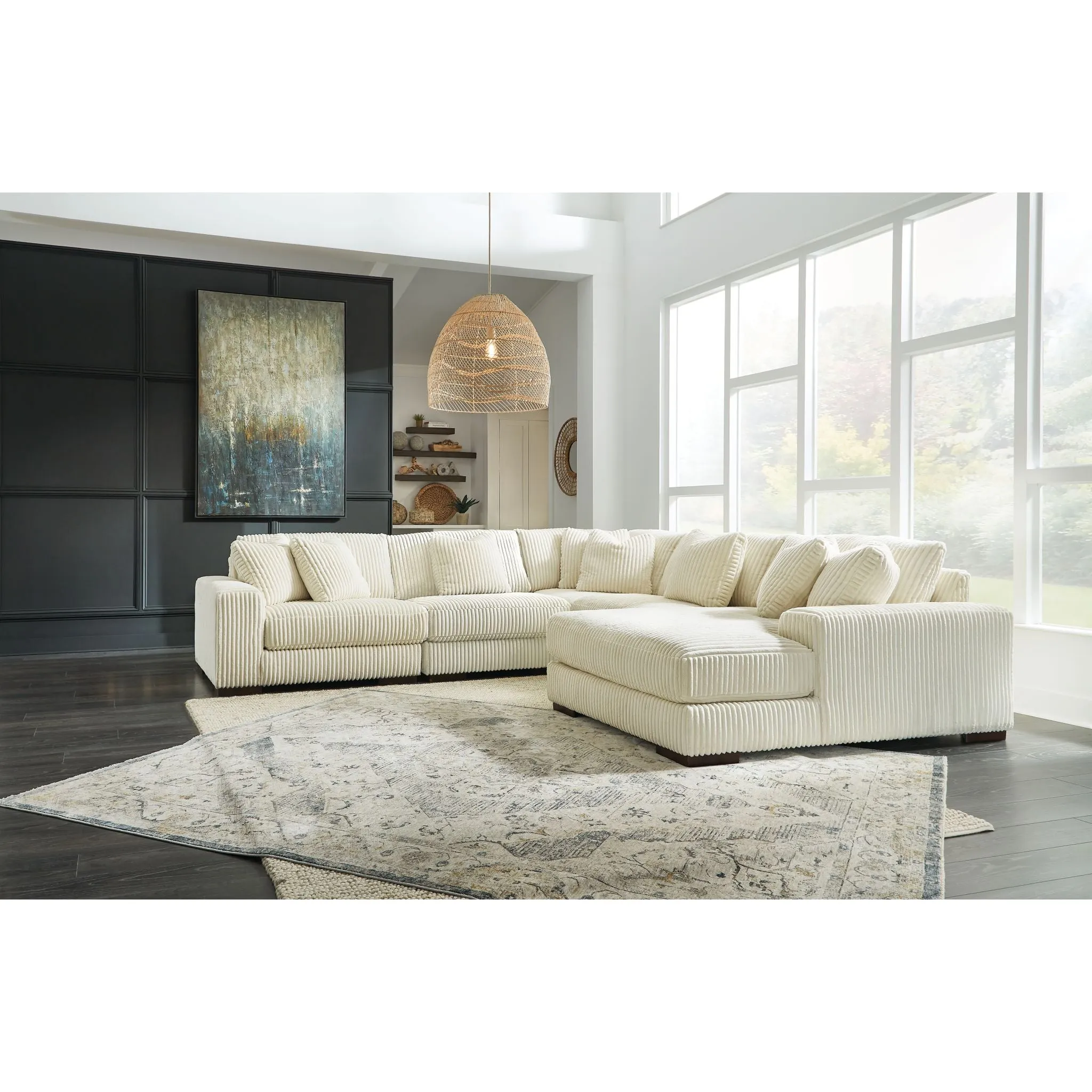 Lindyn 5 Piece Sectional with Chaise