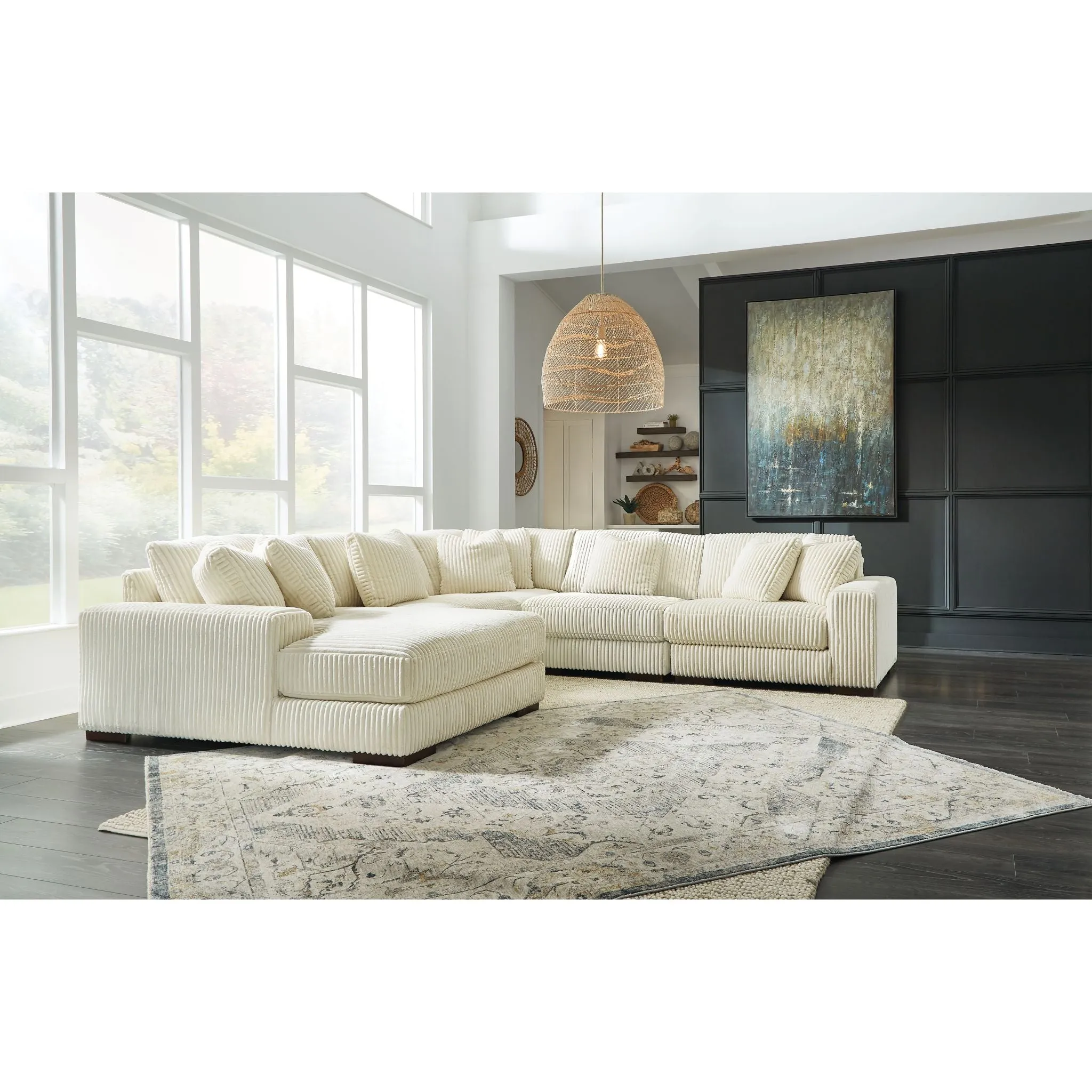 Lindyn 5 Piece Sectional with Chaise