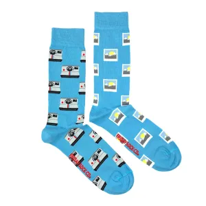 Men's Instant Camera and Photo Socks