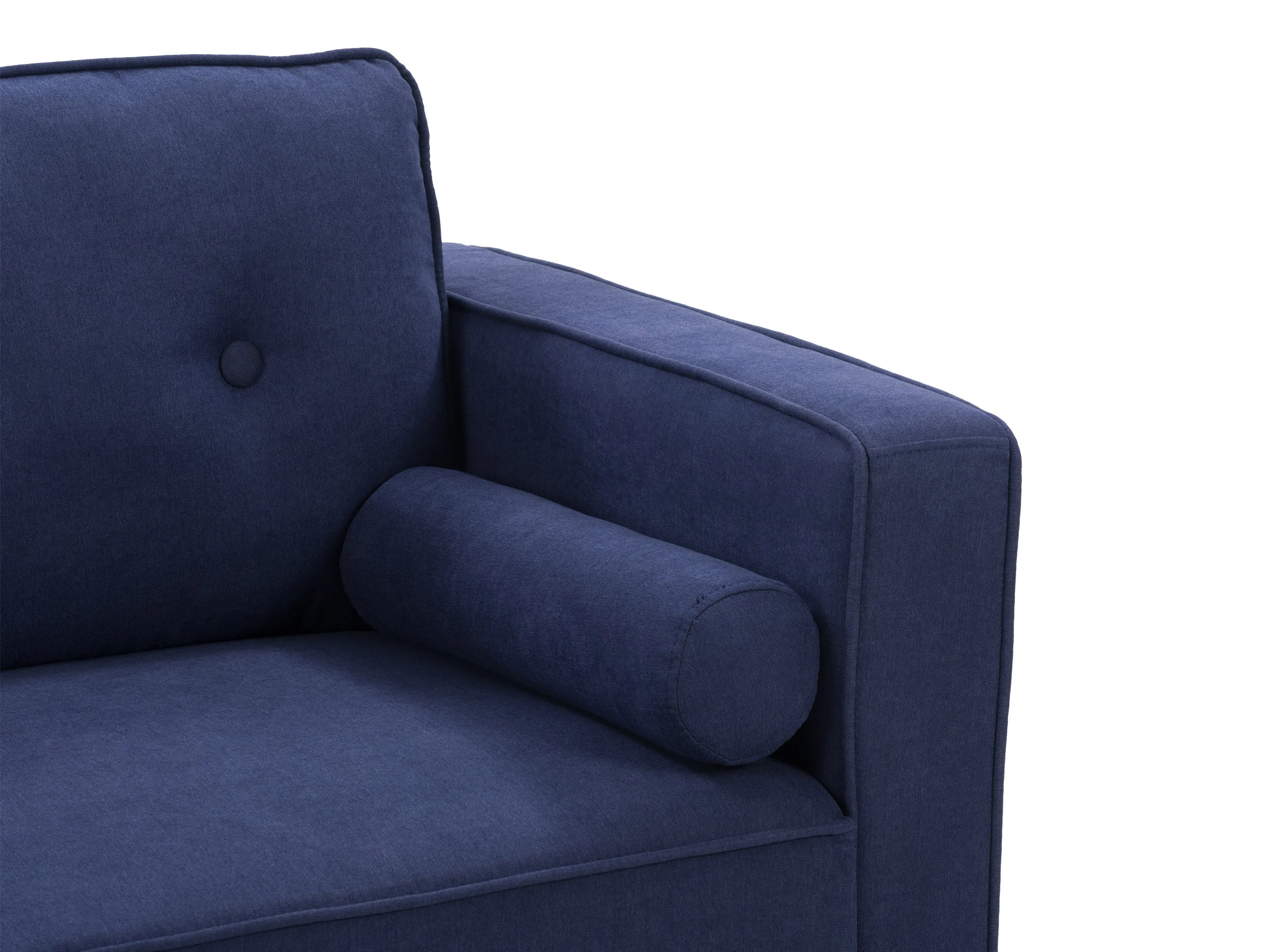 Navy Blue 2 Seater Loveseat Sofa