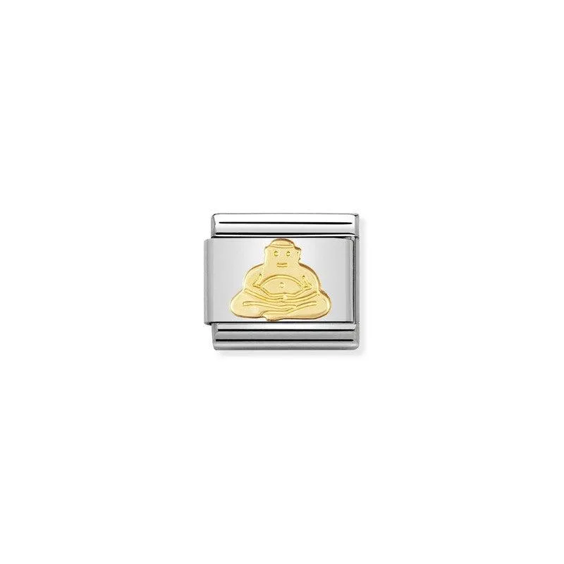 Nomination Composable Link Buddha, 18K Gold