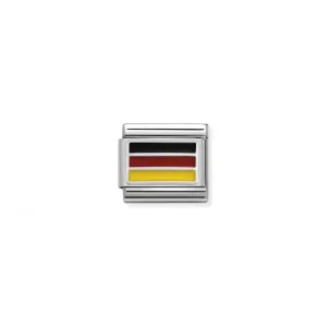 Nomination Composable Link Germany Flag, Silver & Enamel