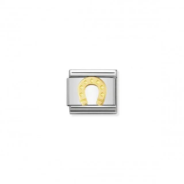 Nomination Composable Link Horseshoe, 18K Gold