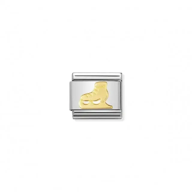 Nomination Composable Link Ice Skate, 18K Gold