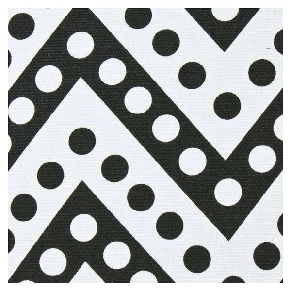 Polka Dot Chevron Cushion (45cm)