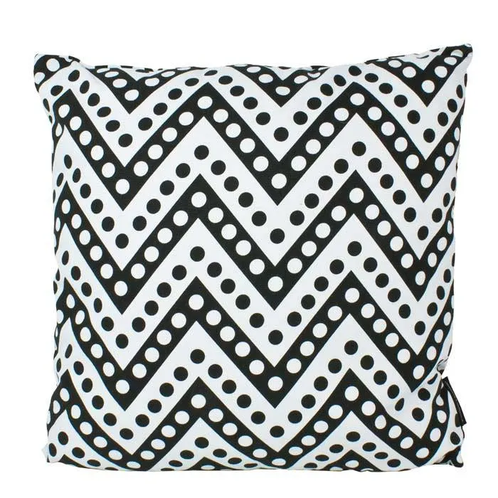 Polka Dot Chevron Cushion (45cm)