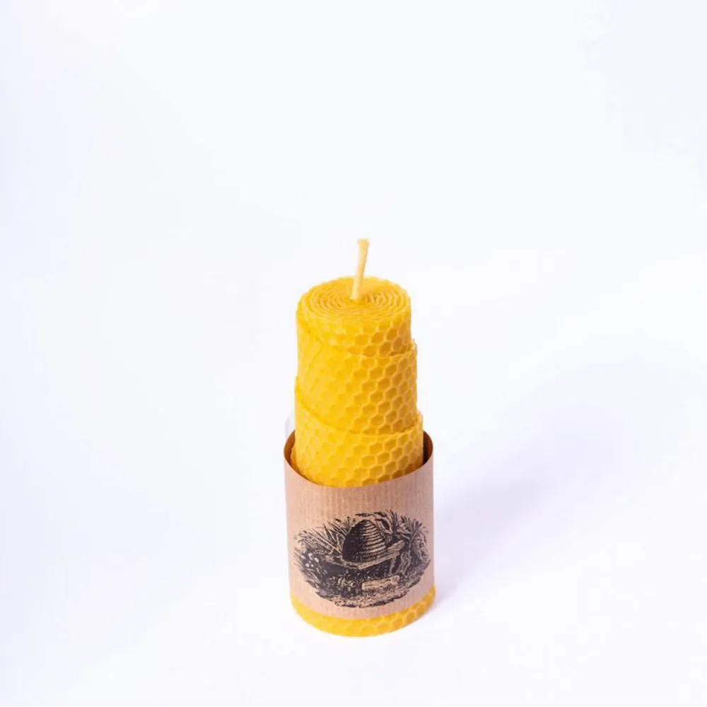 Rainbow Candles Irish Beeswax Candles - Coil