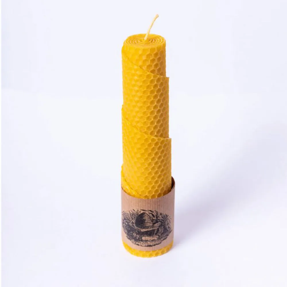 Rainbow Candles Irish Beeswax Candles - Coil