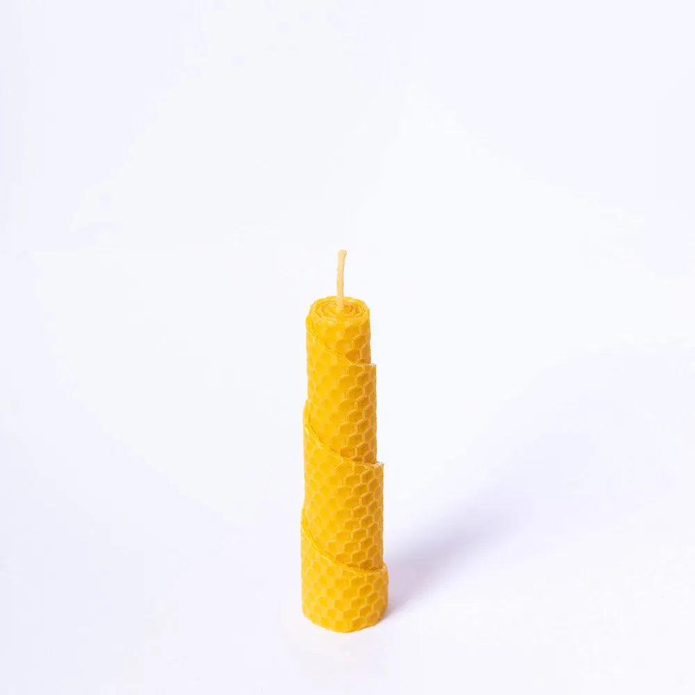 Rainbow Candles Irish Beeswax Candles - Coil