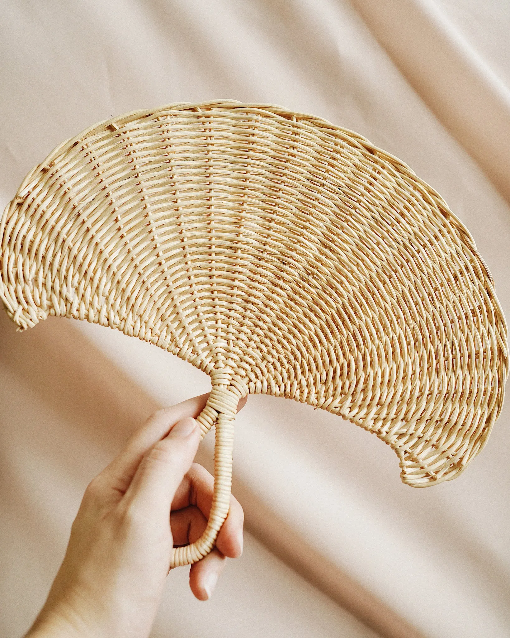 Rattan Hand Fan