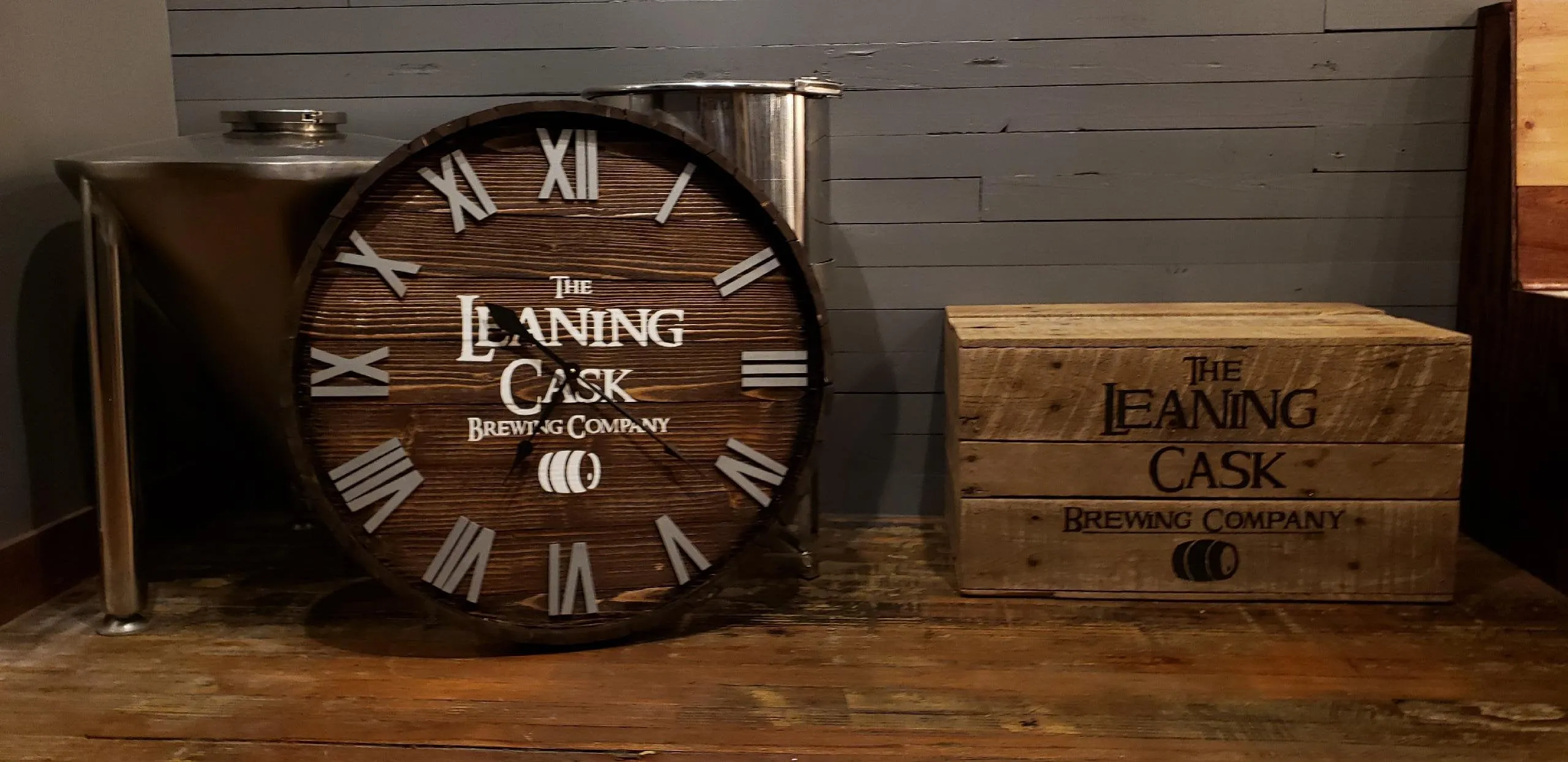 Rustic Wine Barrel Clock