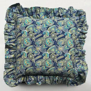 SAVED NY Ruffled Pillow #01