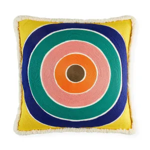 Scala Corded Bullseye Cushion