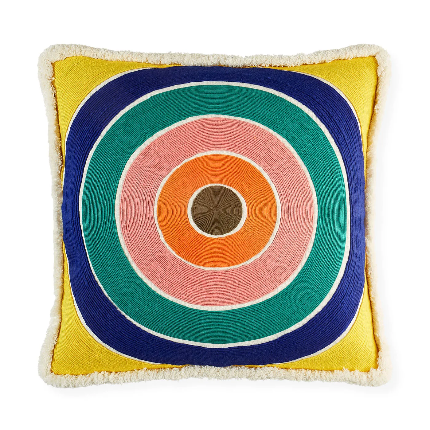 Scala Corded Bullseye Cushion