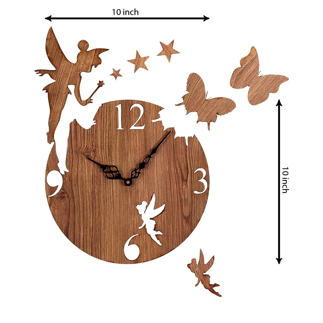 Sehaz Artworks Wooden Wall Clock for Home Stylish Latest | Wall Watch | Designer Wall Clock for Living Room/Bedroom