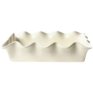 Signature White Ruffle Casserole Dish