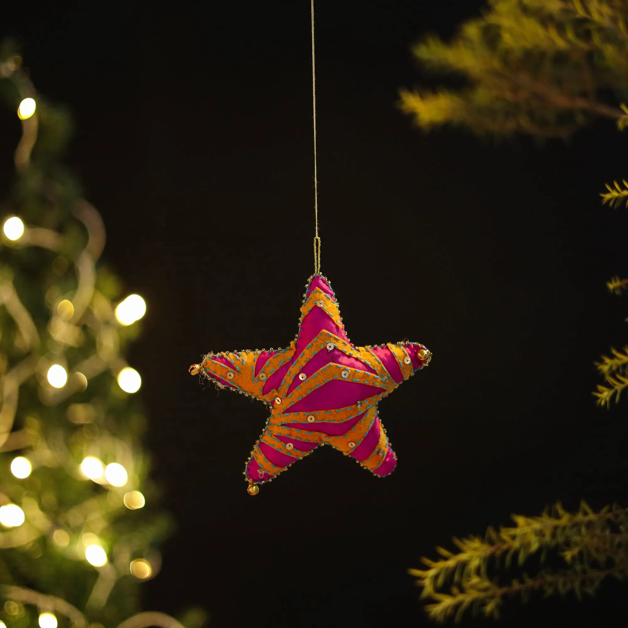 Star Felt Ornament - Handmade Christmas Decor 23