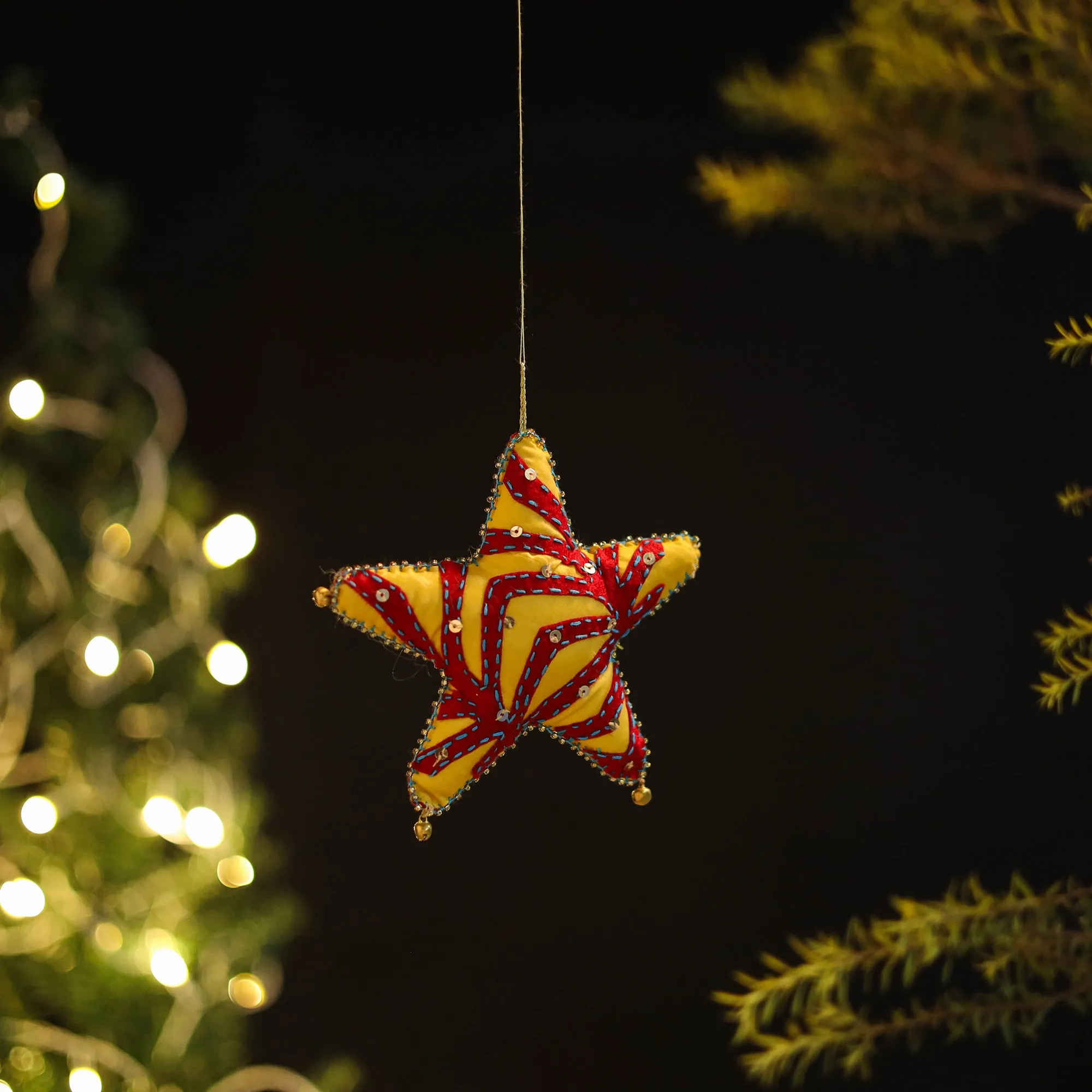 Star Felt Ornament - Handmade Christmas Decor 24